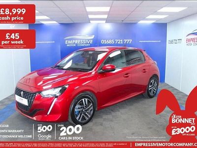 Used Peugeot 208 Allure 100 HP (73 kW) 2021 Red Hatchback