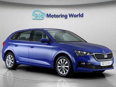 Used Skoda Scala SE Technology 110 HP (80 kW) 2022 Blue Hatchback