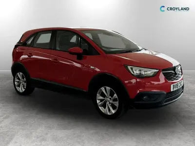 Used Vauxhall Crossland X S 110 HP (80 kW) 2018 Red SUV