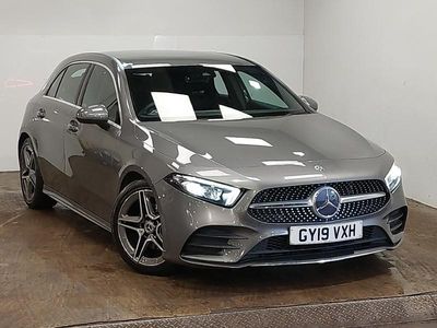 Used Mercedes A200 AMG line 163 HP (119 kW) 2019 Grey Hatchback