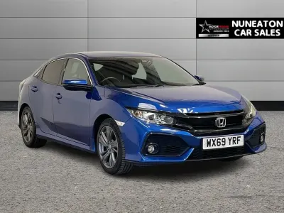 Used Honda Civic SR 126 HP (92 kW) 2019 Blue Hatchback
