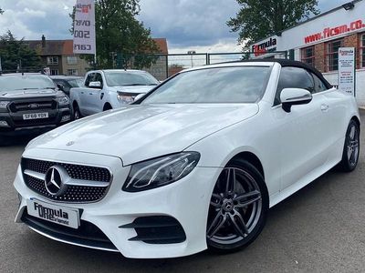 Used Mercedes E220 AMG Line Premium 194 HP (142 kW) 2018 White Cabriolet
