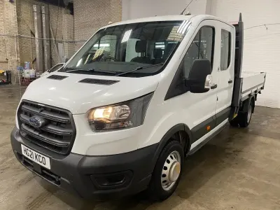 Second-hand Ford Transit 130 CP (95 kW) 2021 Alb Cabrio