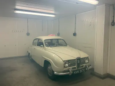 Used Saab 96 38 HP (27 kW) 1966 White Sedan