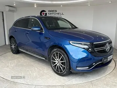 Used Mercedes EQC400 AMG line 300 kW (408 HP) 2023 Blue SUV