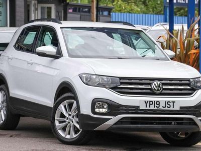 Used VW T-Cross SE 95 HP (69 kW) 2019 White SUV