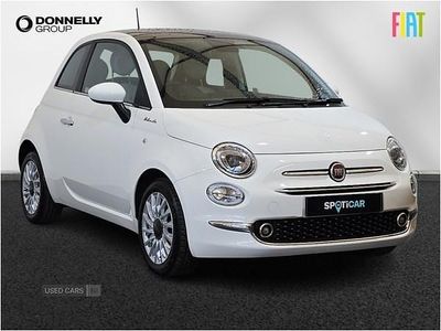 White Used 2021 Fiat 500 Dolcevita Hatchback | £9,995 (Fair price)