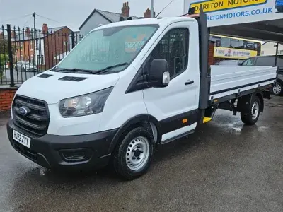 Used Ford Transit 130 HP (95 kW) 2022 White Cabriolet