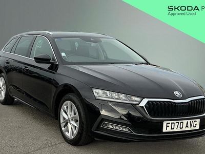 Used Skoda Octavia SE L First Edition 150 HP (110 kW) 2020 Black Estate