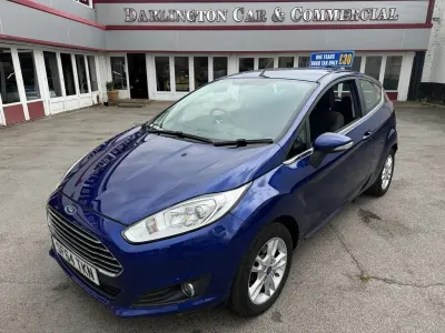 Used Ford Fiesta Zetec 82 HP (60 kW) 2014 Blue Hatchback