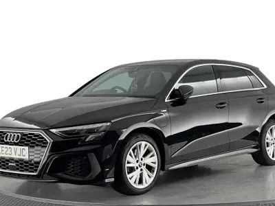 Used Audi A3 Sportback e-tron S-Line 204 HP (150 kW) 2023 Black Hatchback
