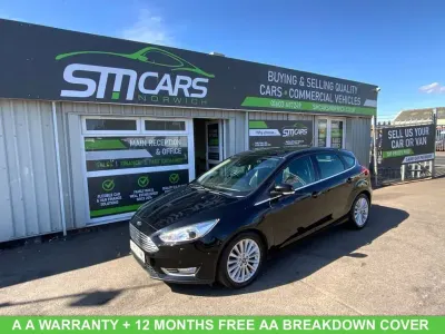 Used Ford Focus Titanium X 150 HP (110 kW) 2017 Black Hatchback