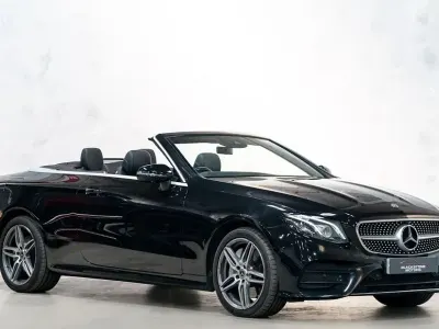 Used Mercedes E400 AMG Line Premium 340 HP (250 kW) 2019 Black Cabriolet