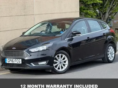Used Ford Focus Titanium 125 HP (91 kW) 2016 Black Hatchback