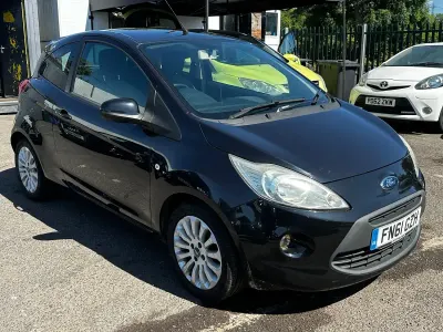 Used Ford Ka Zetec 69 HP (50 kW) 2011 Black Hatchback