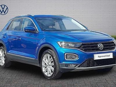 Used VW T-Roc SEL 115 HP (84 kW) 2019 Blue SUV