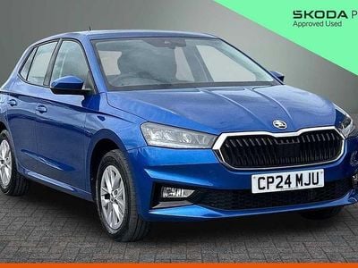 Used Skoda Fabia Comfort 85 HP (62 kW) 2024 Race blue metallic Hatchback