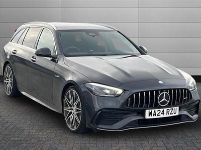 Graphite grey Used 2024 Mercedes C43 AMG Premium Plus Estate | £46,990 (Fair price)
