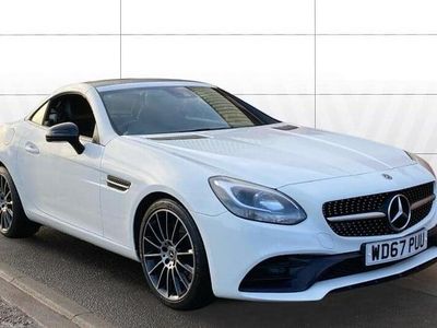 Used Mercedes SLC180 AMG line 156 HP (114 kW) 2017 White Cabriolet