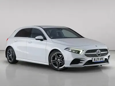Used Mercedes A200 AMG line 2022 White Hatchback