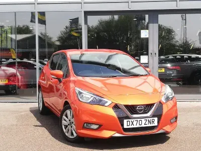 Used Nissan Micra Acenta 100 HP (73 kW) 2020 Orange Hatchback