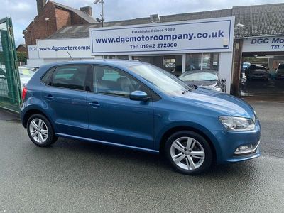 Used VW Polo Edition 90 HP (66 kW) 2017 Blue Hatchback