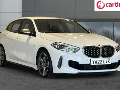 Used BMW M135 Sport Line 306 HP (225 kW) 2022 White Hatchback