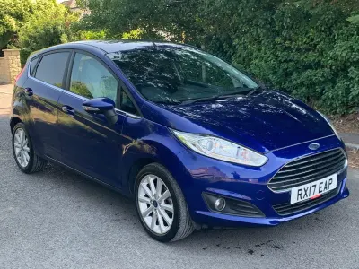 Used Ford Fiesta Titanium 2017 Blue Hatchback
