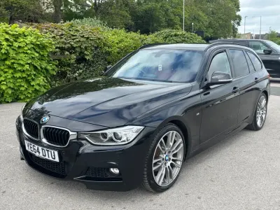 Usado BMW 320 M Sport 184 CV (135 kW) 2014 Negro Familiar