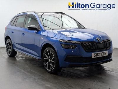 Used Skoda Kamiq Monte Carlo 150 HP (110 kW) 2021 Blue SUV