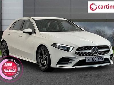 Used Mercedes A180 AMG line 116 HP (85 kW) 2019 White Hatchback