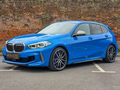 Used BMW M135 Advantage 306 HP (225 kW) 2022 Blue Hatchback