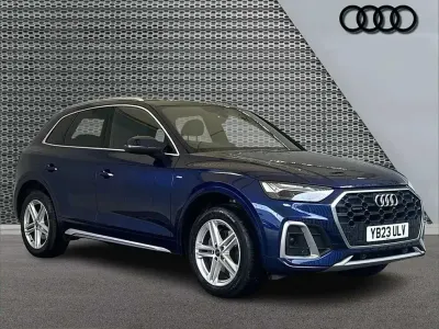 Used Audi Q5 S-Line 261 HP (191 kW) 2023 Blue SUV