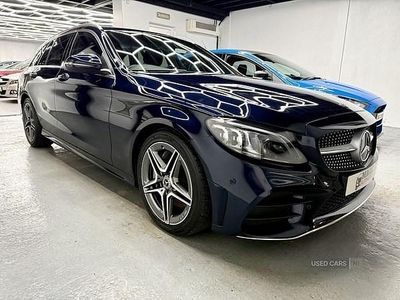 Second-hand Mercedes C300 AMG line 245 CP (180 kW) 2019 Albastru Break
