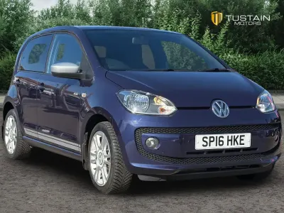 Used VW up! CLUB 75 HP (55 kW) 2016 Blue Hatchback
