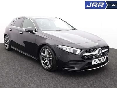 Used Mercedes A200 AMG Line Premium 150 HP (110 kW) 2019 Black Hatchback