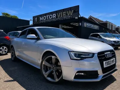 Used Audi A5 Black Edition 225 HP (165 kW) 2013 Silver Coupe