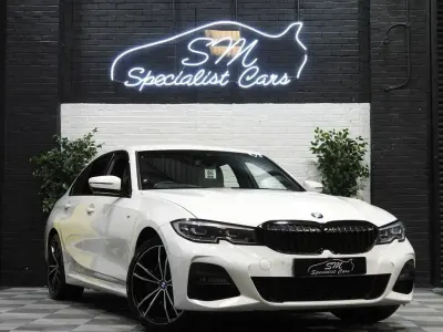 Begagnad BMW 330e M Sport 292 HK (214 kW) 2020 Vit Sedan