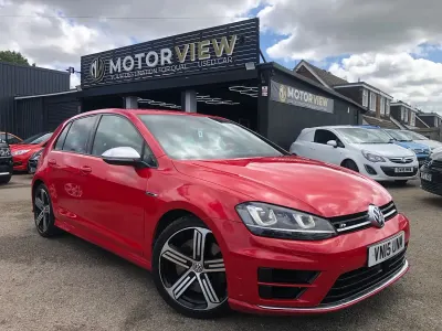 Used VW Golf VII R 2015 Red Hatchback