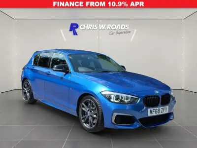 Used BMW M140 M Sport 335 HP (246 kW) 2018 Blue Hatchback