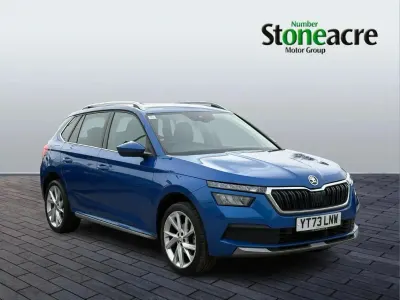 Used Skoda Kamiq SE L Executive 108 HP (79 kW) 2023 Blue SUV