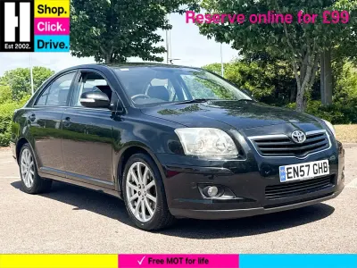 Used Toyota Avensis 147 HP (108 kW) 2007 Black Hatchback