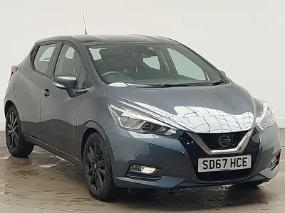 Używany Nissan Micra Acenta 90 KM (66 kW) 2017 Szary Hatchback
