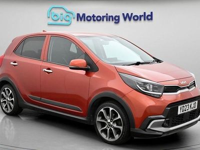 Begagnad Kia Picanto X-Line 67 HK (49 kW) 2023 Orange Halvkombi