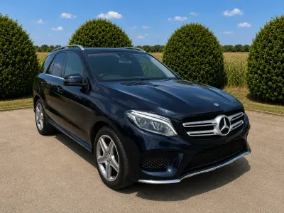 Used Mercedes GLE350 AMG line 258 HP (189 kW) 2017 Blue SUV