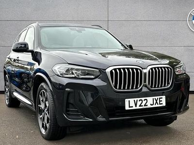 Black Used 2022 BMW X3 M Sport SUV | £32,995 (Fair price)