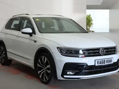 Used VW Tiguan R-line 150 HP (110 kW) 2019 White SUV