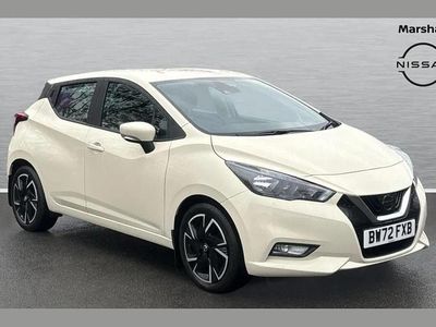 Used Nissan Micra Acenta 92 HP (67 kW) 2023 White Hatchback