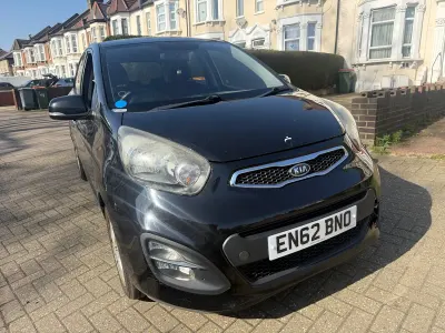 Used Kia Picanto 68 HP (50 kW) 2013 Black Hatchback