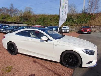 Used Mercedes S500 AMG line 2018 White Sedan